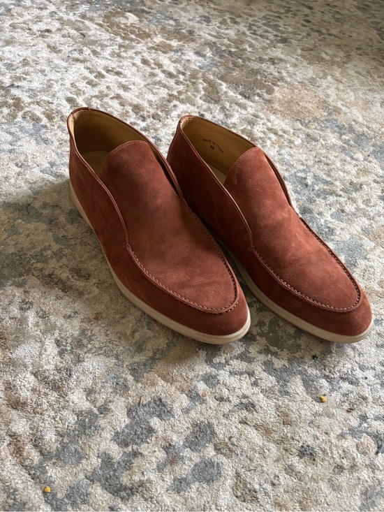 Loro Piana Other - Loro Piana Men's Suede Slip-Ons in Rust